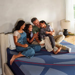 Tempur Sealy - ALBANY II HYBRID MEDIUM KING MATTRESS - Blue Fabric - Mattresses - Additional View 8