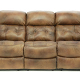 Hudson Leather Power Sofa - Saddle