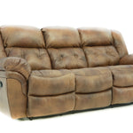 Hudson Leather Power Sofa - Saddle - Additional View 1