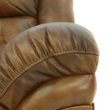 Hudson Leather Power Sofa - Saddle - Additional View 2