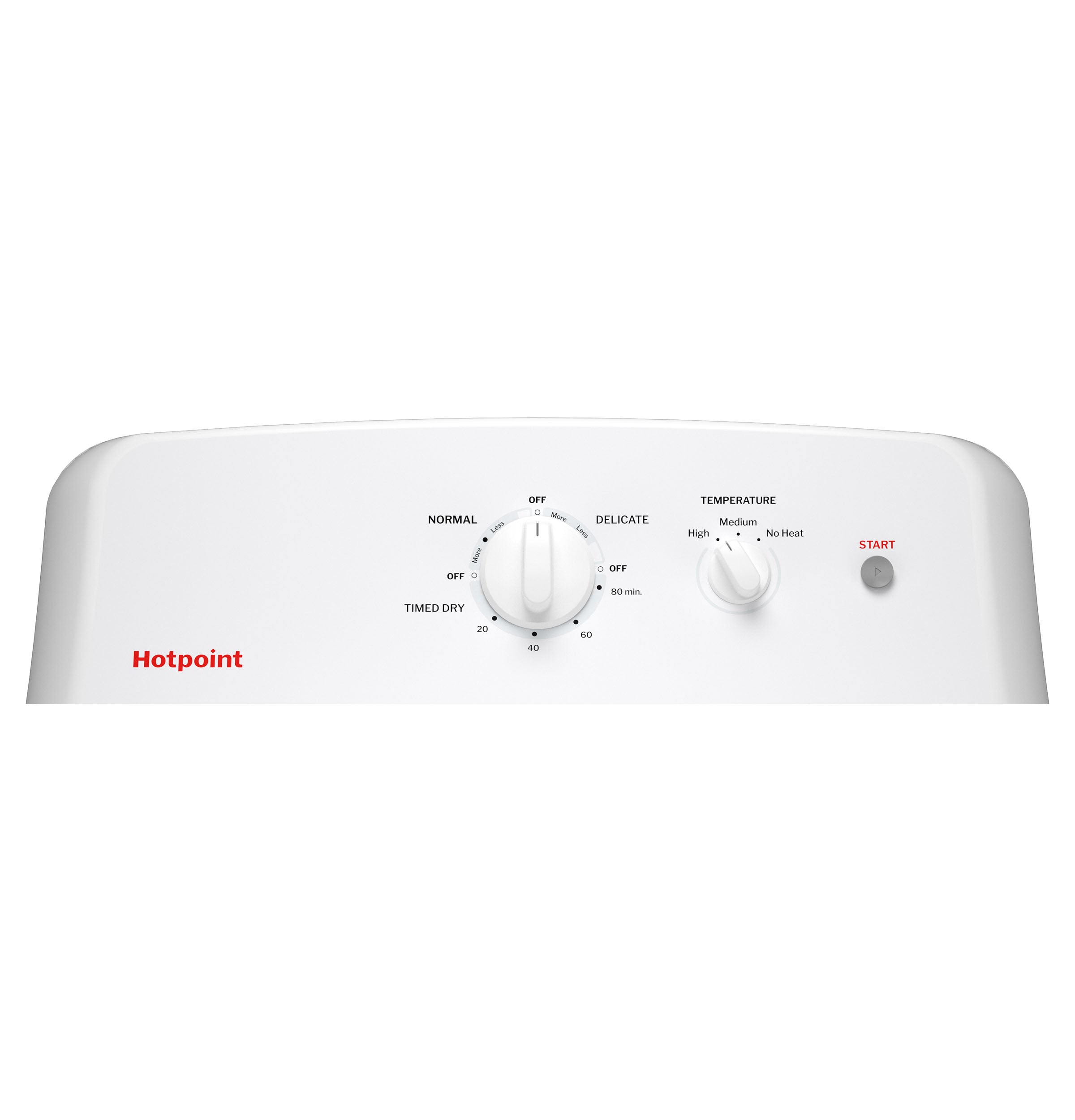 GE - HOTPOINT 6.2CU ELECTRIC DRYER - White - Dryers - Additional View 3