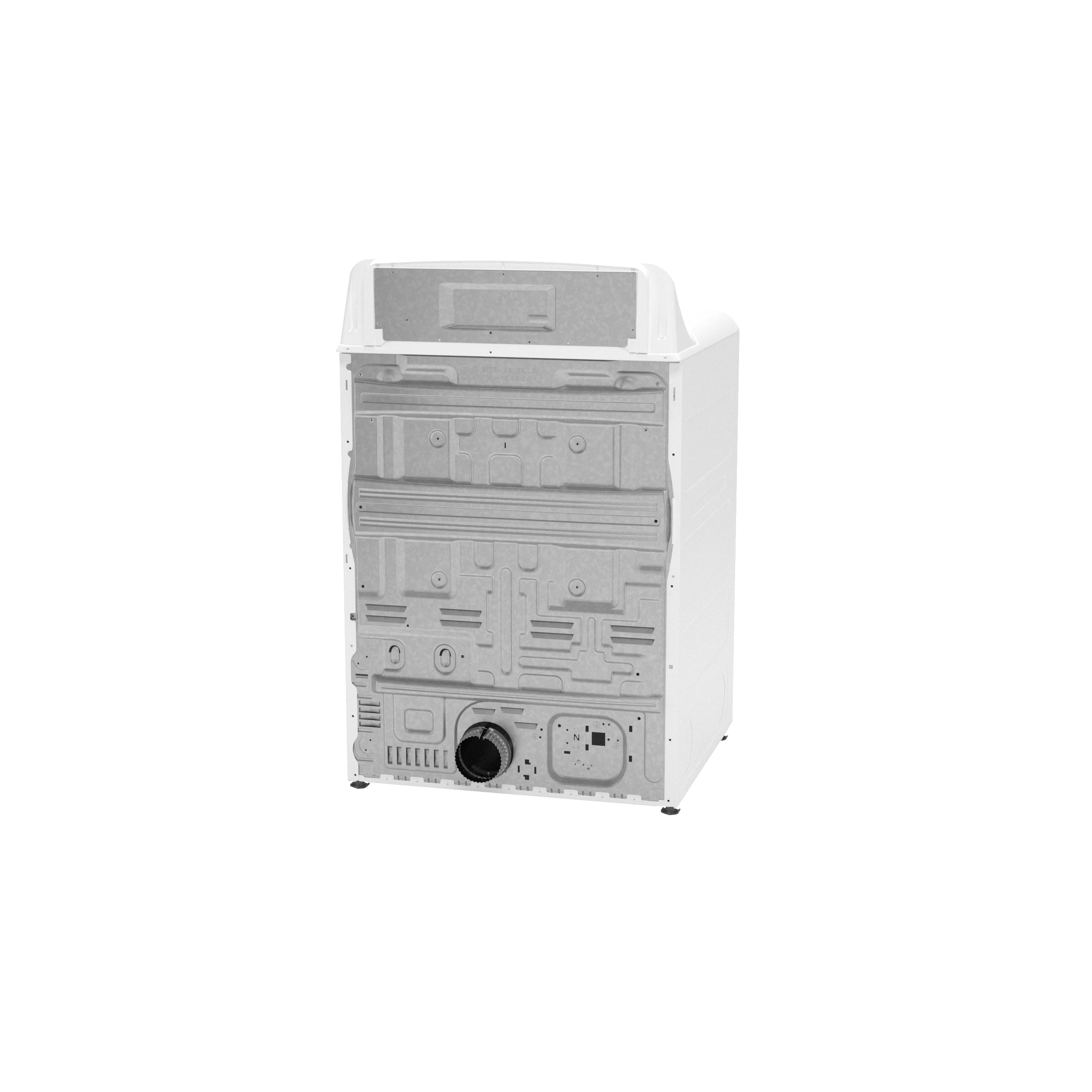 GE - HOTPOINT 6.2CU ELECTRIC DRYER - White - Dryers - Additional View 21