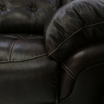 Hudson 3 Piece Leather Sectional - Chocolate - Additional View 2