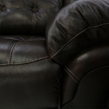 Hudson 3 Piece Leather Sectional - Chocolate - Additional View 2