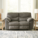 Ashley Furniture - Alphons Reclining Loveseat - Beige Fabric - Loveseats - Additional View 1