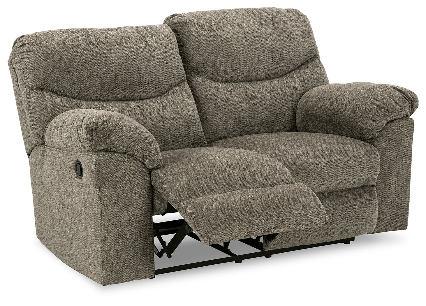 Ashley Furniture - Alphons Reclining Loveseat - Beige Fabric - Loveseats - Additional View 2