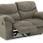 Ashley Furniture - Alphons Reclining Loveseat - Beige Fabric - Loveseats - Additional View 2