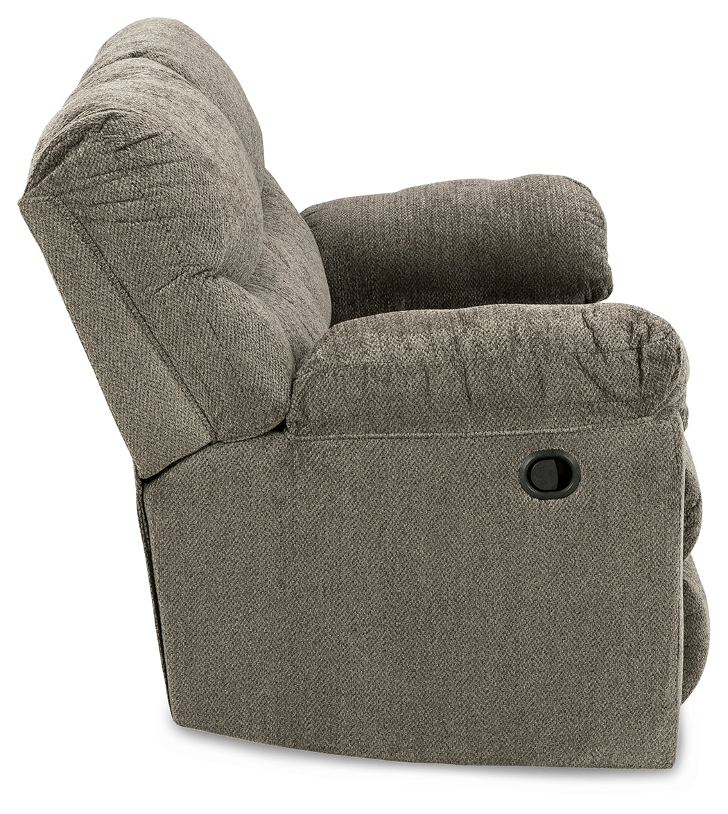 Ashley Furniture - Alphons Reclining Loveseat - Beige Fabric - Loveseats - Additional View 4