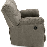 Ashley Furniture - Alphons Reclining Loveseat - Beige Fabric - Loveseats - Additional View 4