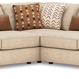 Ashley Furniture - Seyler Sectional - Beige Fabric - Sectionals