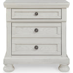 Ashley Furniture - Robbinsdale Nightstand - White - Wood - Nightstands - Additional View 4