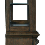 Ashley Furniture - Maylee Buffet And Hutch - Dark Brown Glass|Wood - Cabinets - Additional View 4