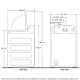 GE WHITE PROFILE 5.0CU TOP LOAD WASHER - Washers - Additional View 9