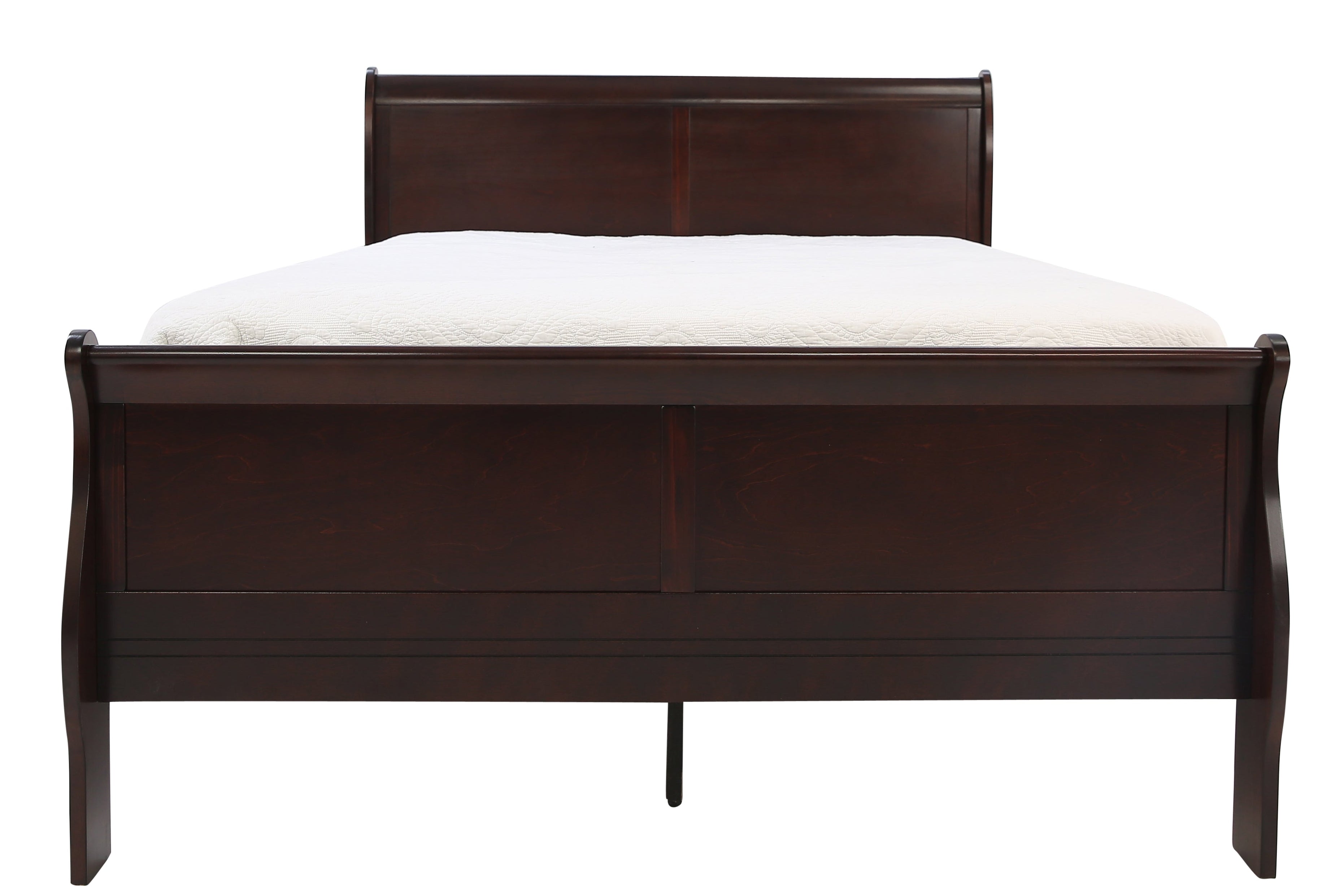 Louis Philip Queen Bed - Cherry - Additional View 1
