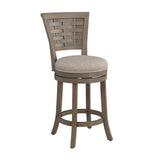 Thestral Graywash Swivel Counter Height Stool