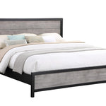 Daughtrey Black King Panel Bed