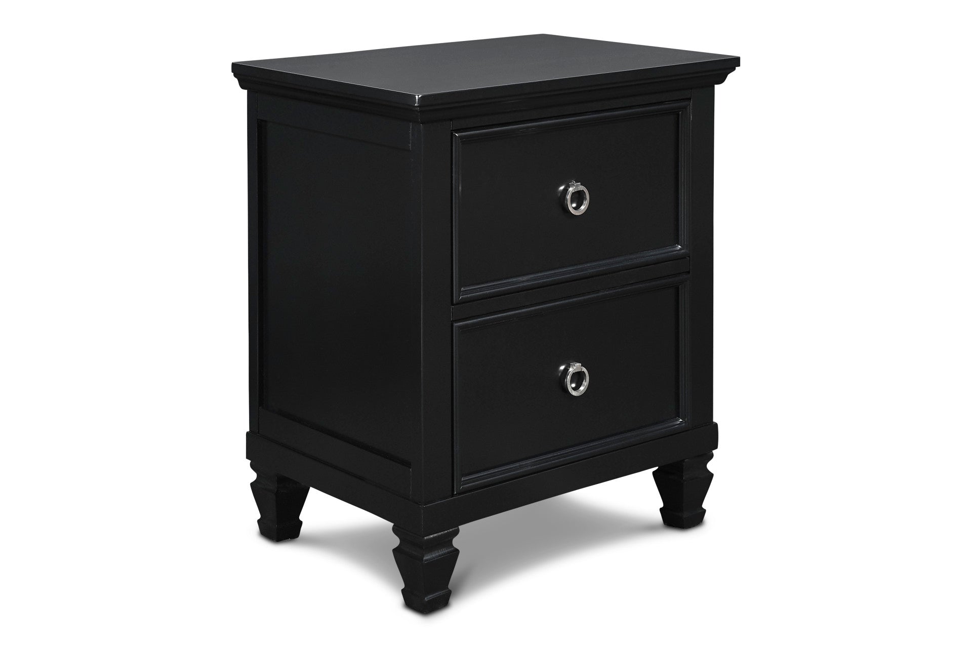 New Classic - TAMARACK BLACK NIGHTSTAND - Wood - Nightstands