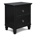 New Classic - TAMARACK BLACK NIGHTSTAND - Wood - Nightstands