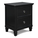 New Classic - TAMARACK BLACK NIGHTSTAND - Wood - Nightstands