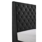 Chantilly Queen Bed - Black - Additional View 1