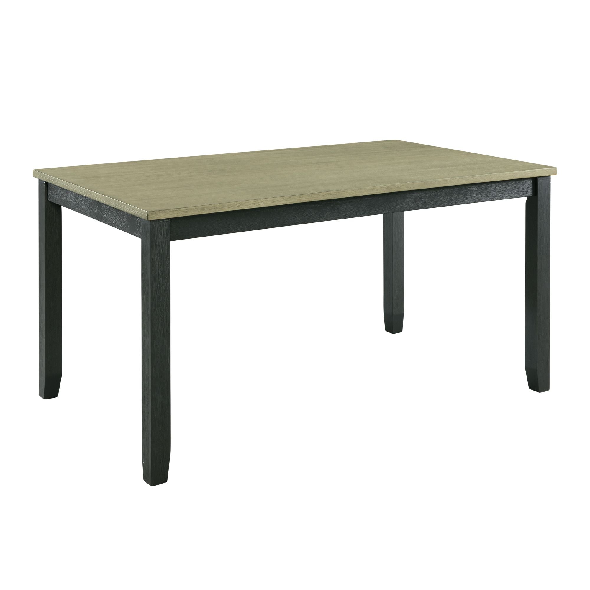 Elements International - Martin 5 Piece Dining Set - Dark Gray Wood|Fabric - Dining Room Sets - Additional View 8