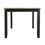 Elements International - Martin 5 Piece Dining Set - Dark Gray Wood|Fabric - Dining Room Sets - Additional View 10