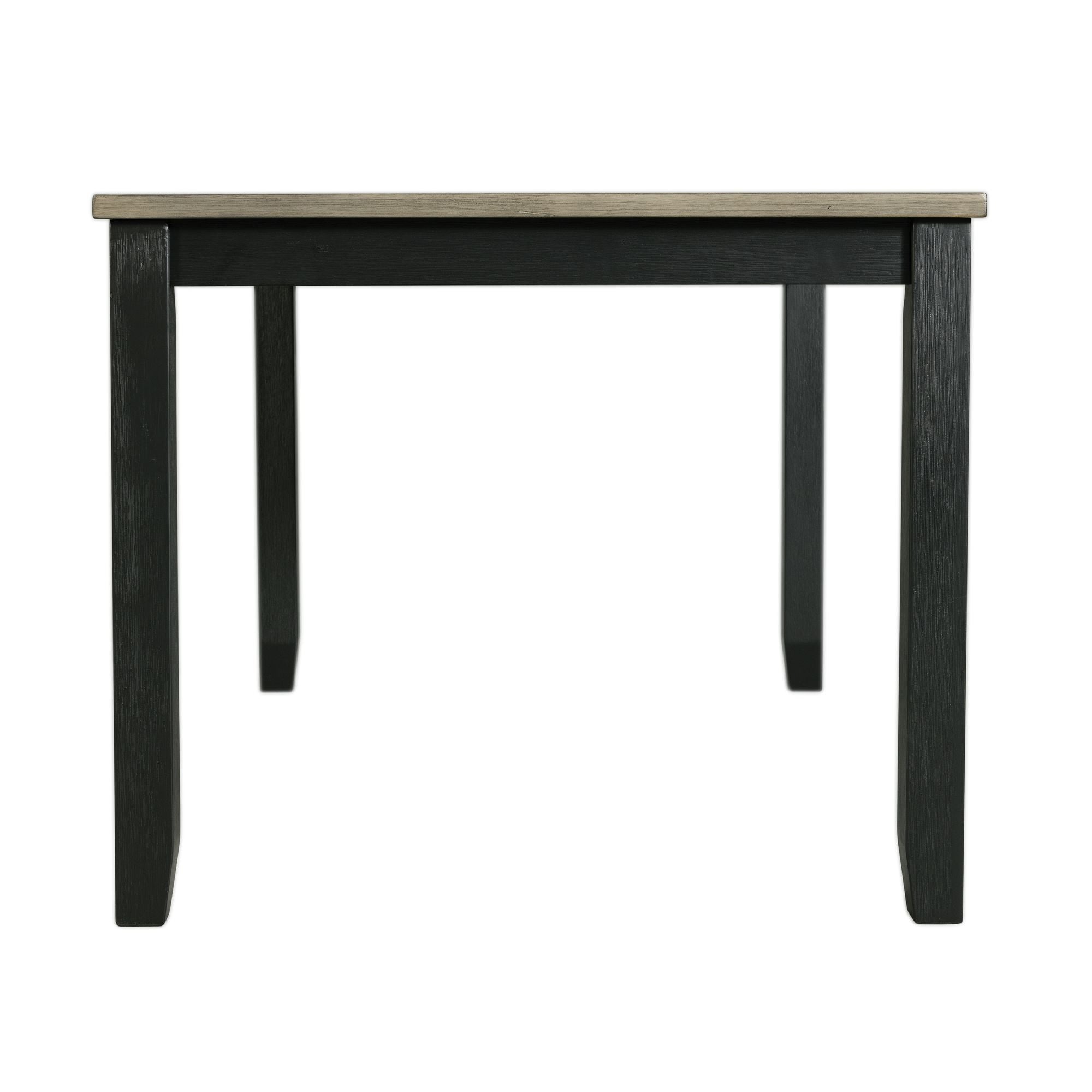 Elements International - Martin 5 Piece Dining Set - Dark Gray Wood|Fabric - Dining Room Sets - Additional View 10