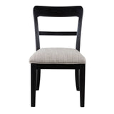 Chadworth Upholstered Dining Side Chair - Black