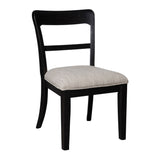 Chadworth Upholstered Dining Side Chair - Black