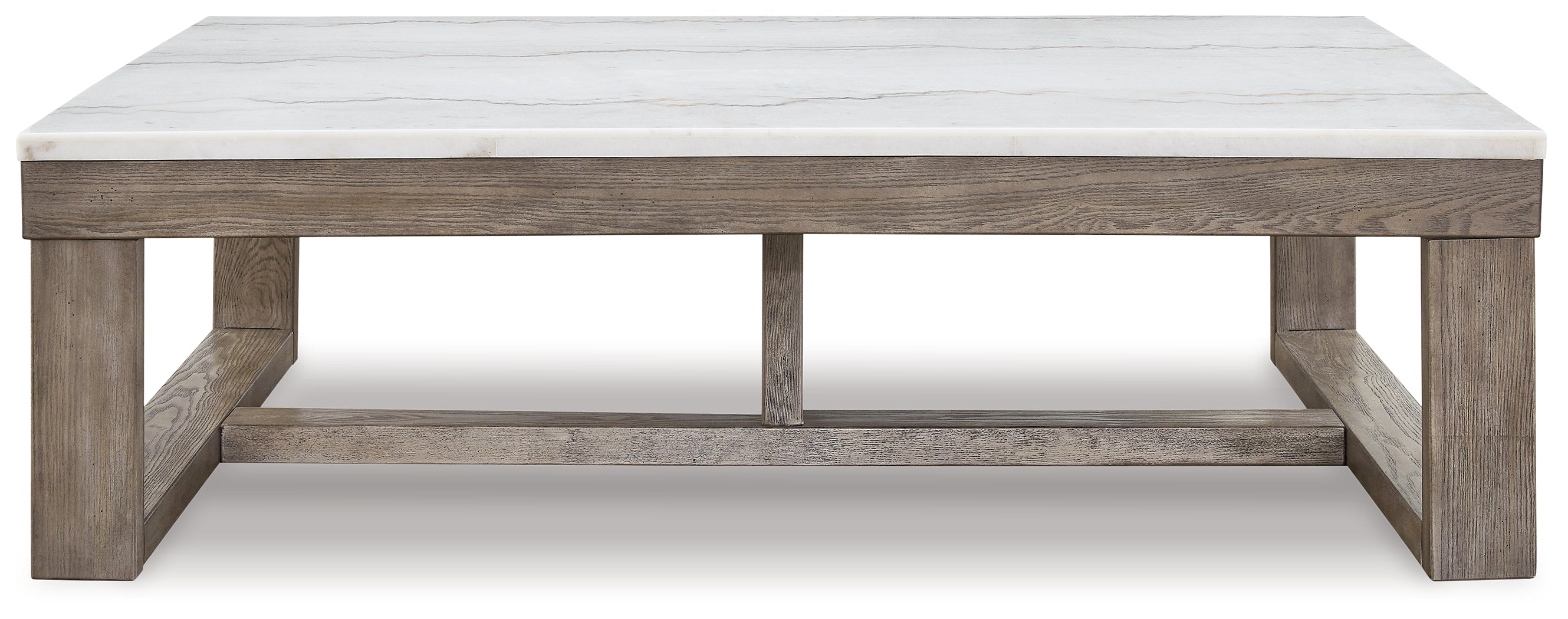 Ashley Furniture - LOYASKA COCKTAIL TABLE - Dark Brown Marble/Stone - Tables - Additional View 2
