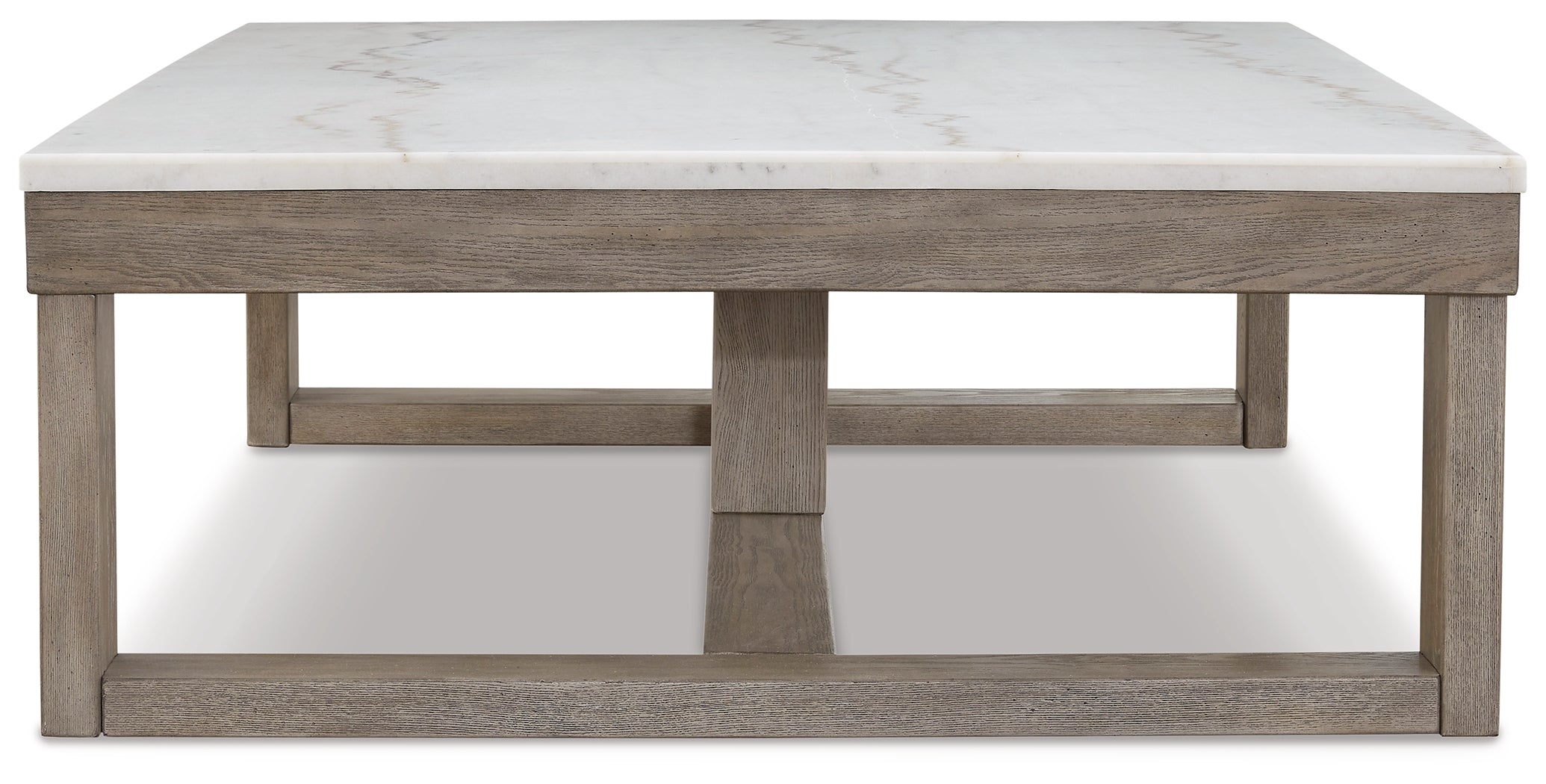 Ashley Furniture - LOYASKA COCKTAIL TABLE - Dark Brown Marble/Stone - Tables - Additional View 4