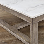 Ashley Furniture - LOYASKA COCKTAIL TABLE - Dark Brown Marble/Stone - Tables - Additional View 6