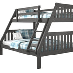 Expedition Twin/Full Bunkbed - Dark Grey