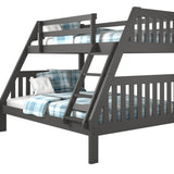 Expedition Twin/Full Bunkbed - Dark Grey