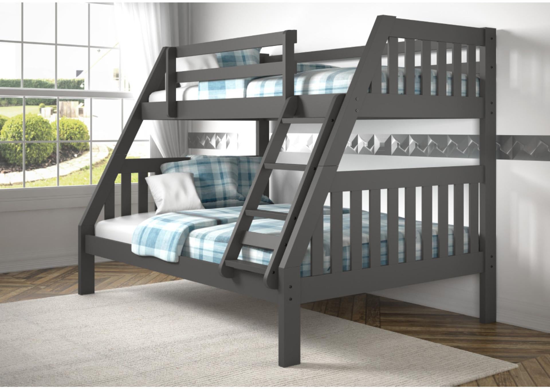 Expedition Twin/Full Bunkbed - Dark Grey - Additional View 1