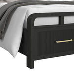 Elements International - RIDGEMONT BLACK FULL BED - Wood - Beds - Additional View 6