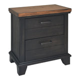 Steve Silver Furniture - BEAR CREEK BROWN NIGHTSTAND - Dark Brown Wood - Nightstands - Additional View 6