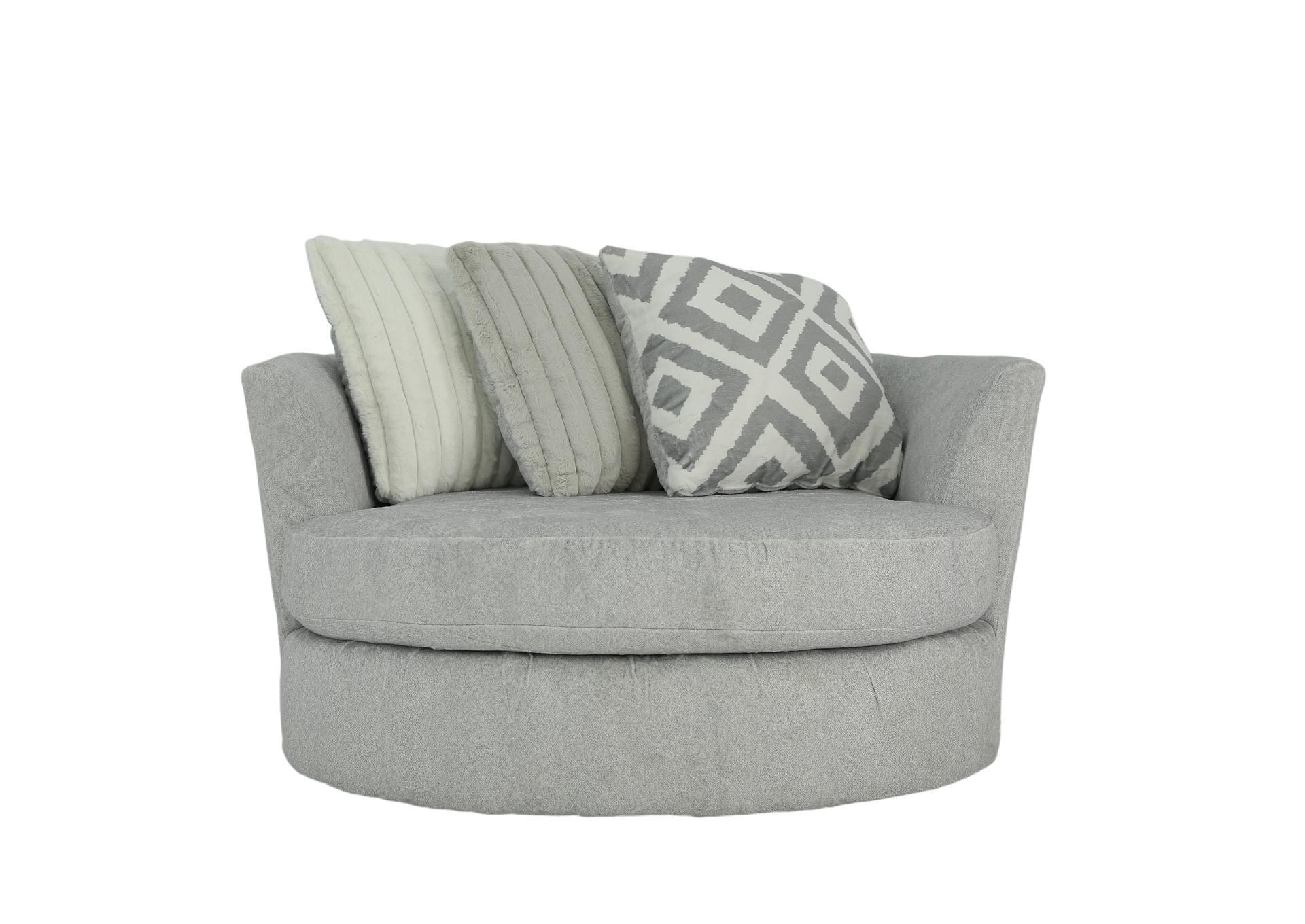 Mondo Swivel Chair - Silver