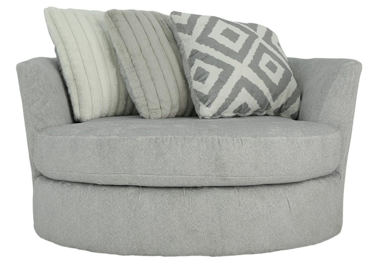Mondo Swivel Chair - Silver