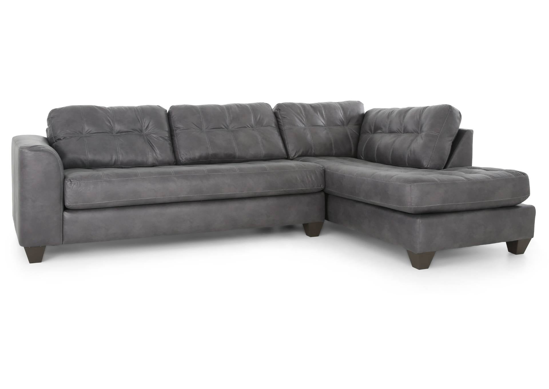 Crow 2 Piece Sectional - Pewter - Additional View 2