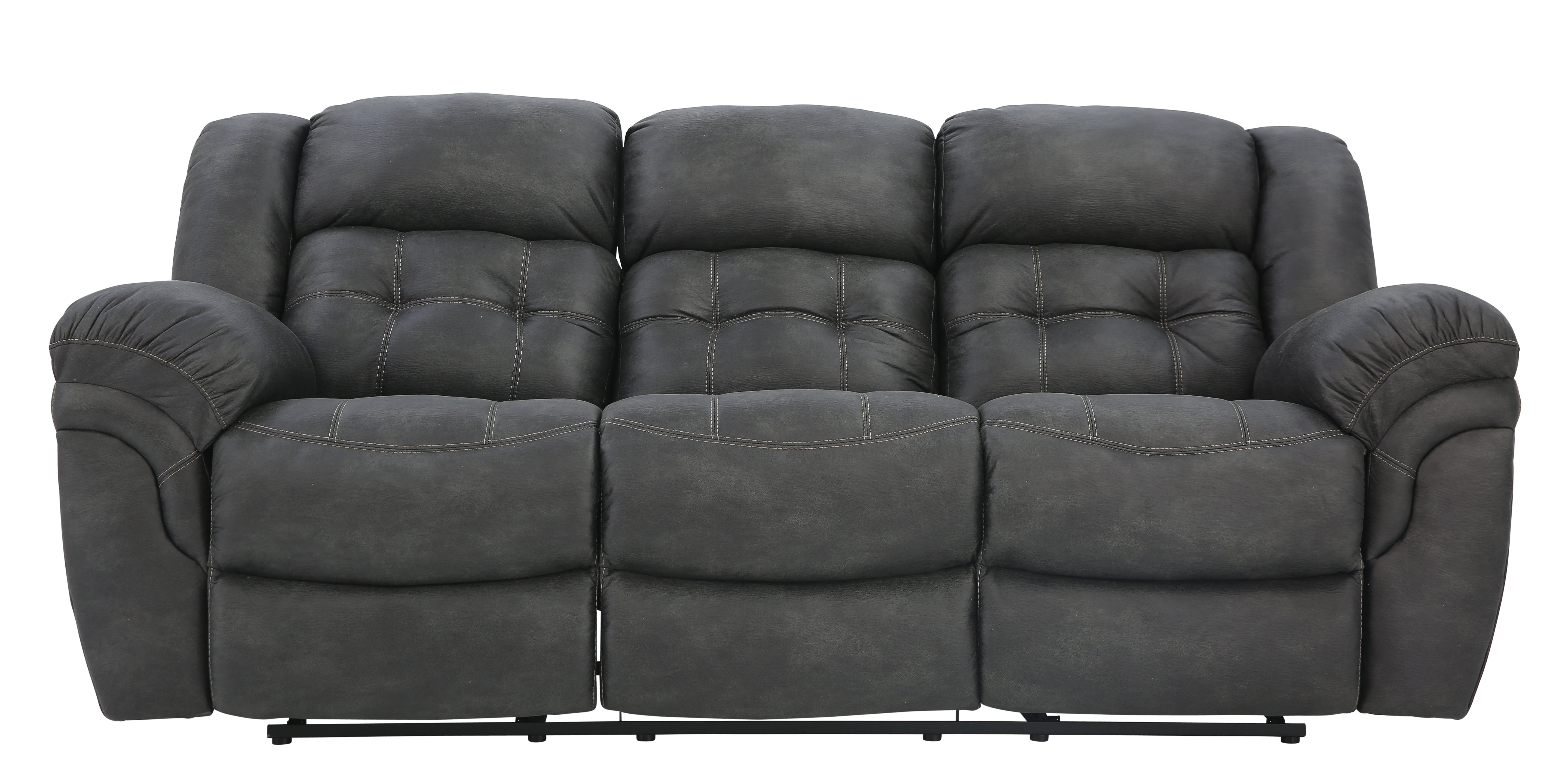 Haygen Reclining Sofa - Charcoal