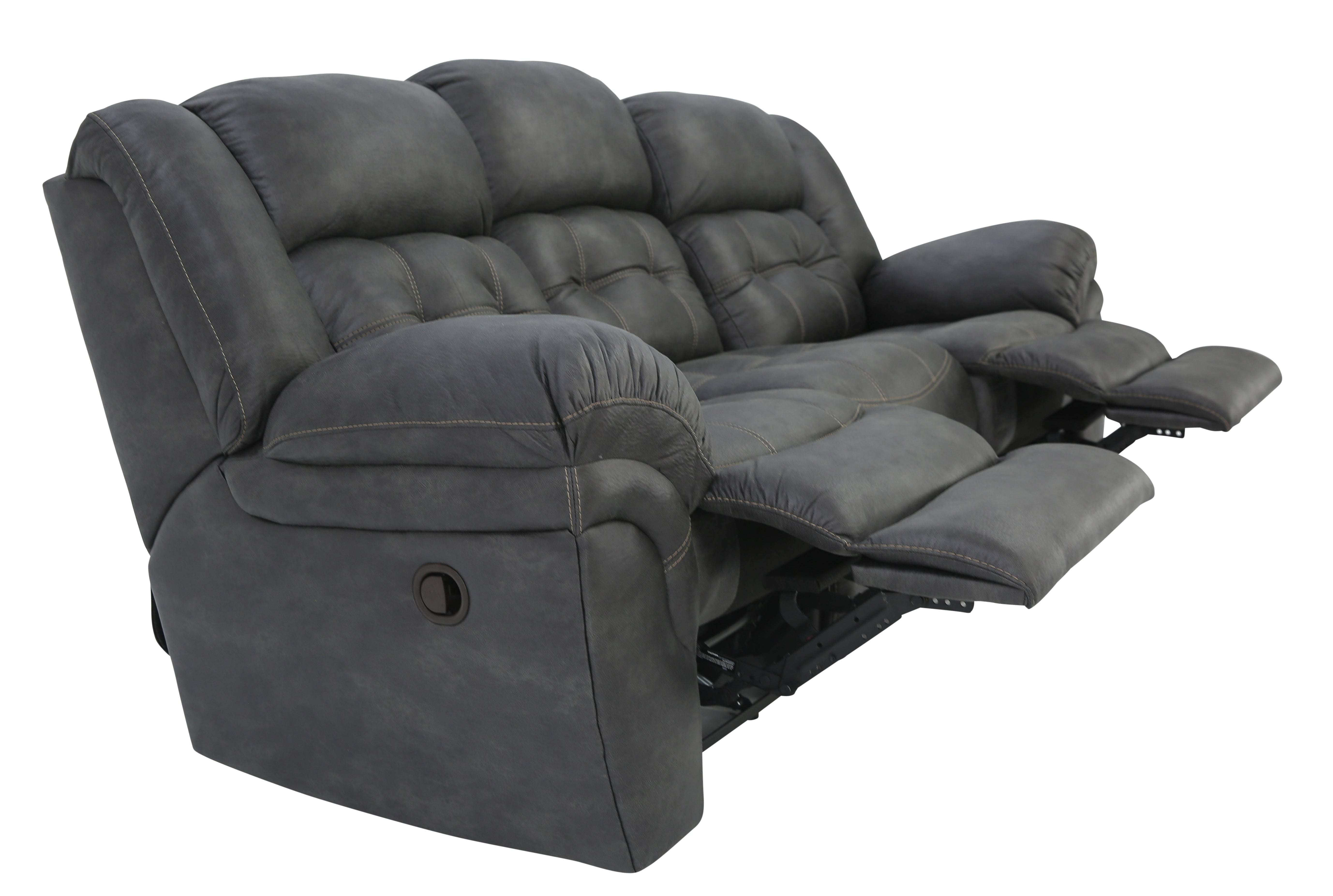 Haygen Reclining Sofa - Charcoal - Additional View 2