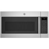 GE STAINLESS STEEL 1.9CU OVER THE RANGE MICROWAVE - Pearl Silver|Black - Microwaves