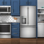GE STAINLESS STEEL 1.9CU OVER THE RANGE MICROWAVE - Pearl Silver|Black - Microwaves - Additional View 3