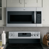 GE STAINLESS STEEL 1.9CU OVER THE RANGE MICROWAVE - Pearl Silver|Black - Microwaves - Additional View 5