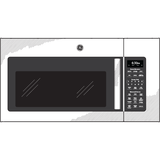 GE STAINLESS STEEL 1.9CU OVER THE RANGE MICROWAVE - Pearl Silver|Black - Microwaves - Additional View 6