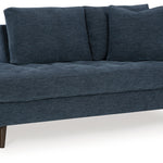 Ashley Furniture - Bixler Raf Chaise - Navy - Blue Fabric - Chaises