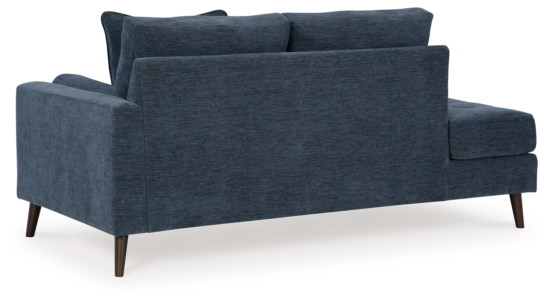 Ashley Furniture - Bixler Raf Chaise - Navy - Blue Fabric - Chaises - Additional View 3