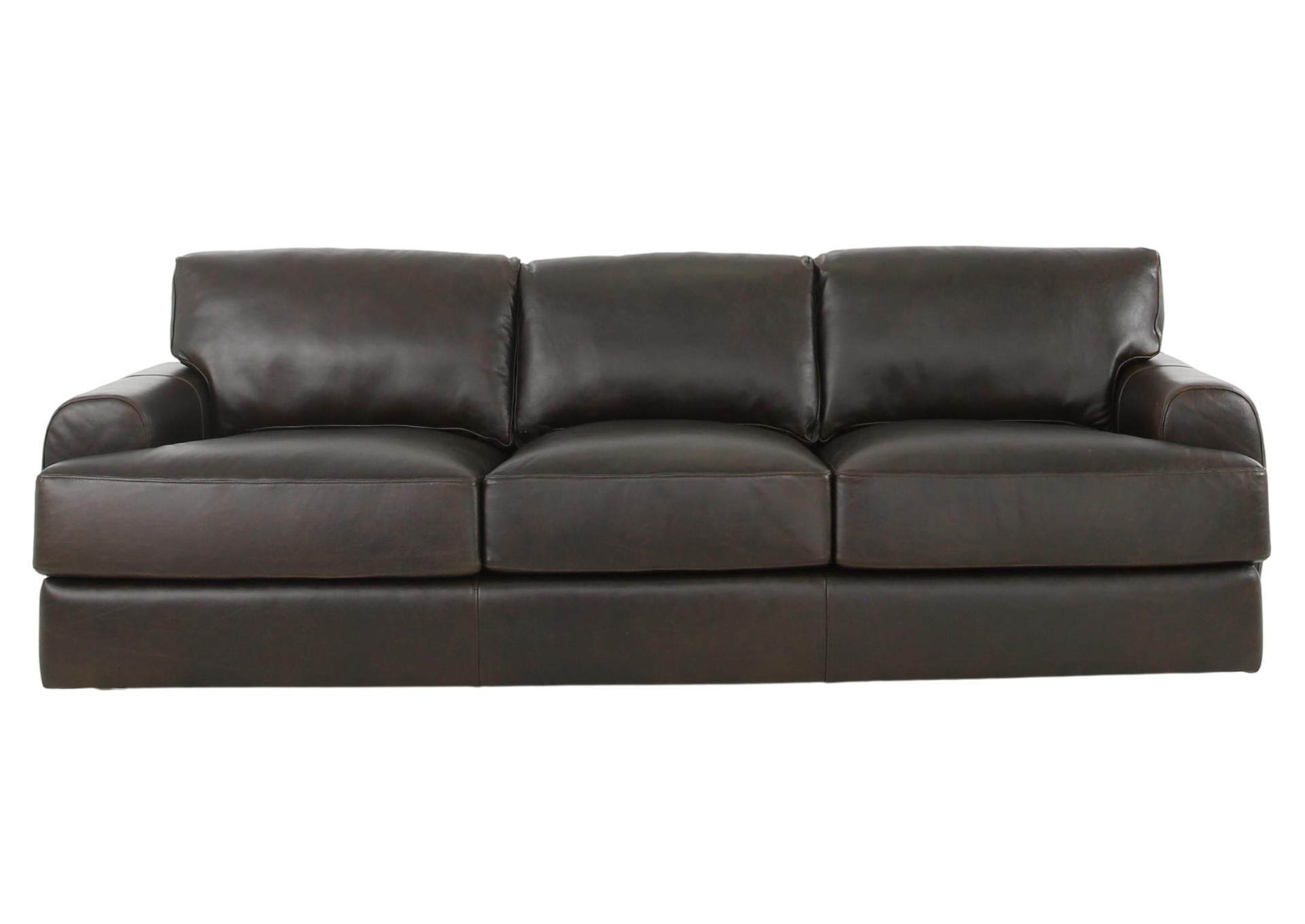 CAMEROON BROWN LEATHER SOFA
