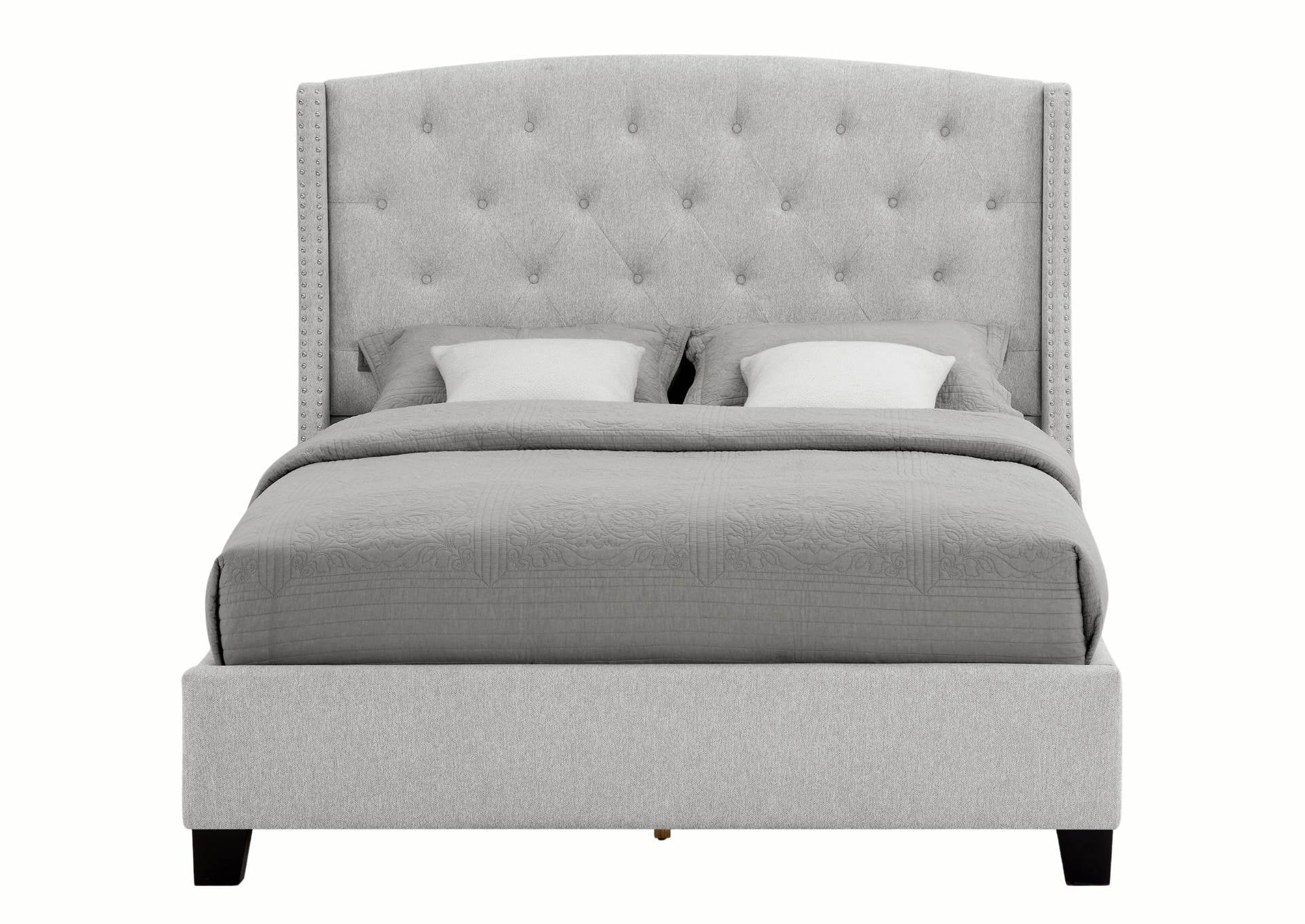 Eva King Bed - Dove